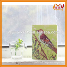 Mini composición personalizada tema de aves dispersas cuaderno pegado